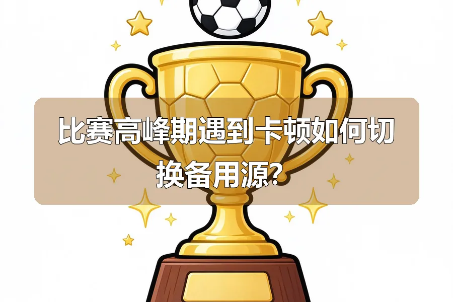 比赛高峰期遇到卡顿如何切换备用源?